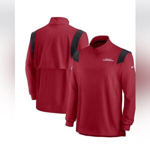 Men’s Arizona Cardinals Nike Sideline Coaches Repel Quarter-Zip Jacket Large